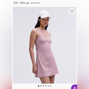 Lululemon Align dress - pink